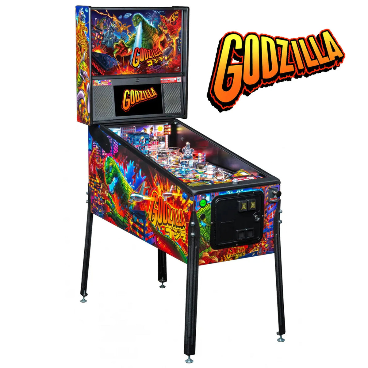 Premium Godzilla Pinball Machine by Stern Pinball, Stern Pinball, Creative Arcades