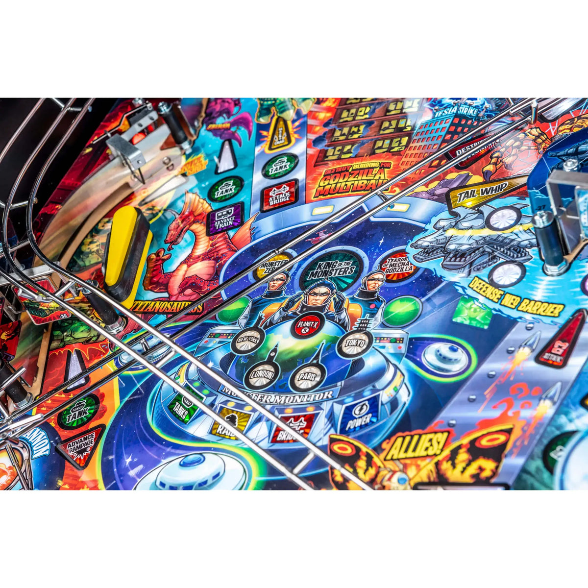 Pro Godzilla Pinball Table by Stern Pinball, Pinball Arcades, Creative Arcades