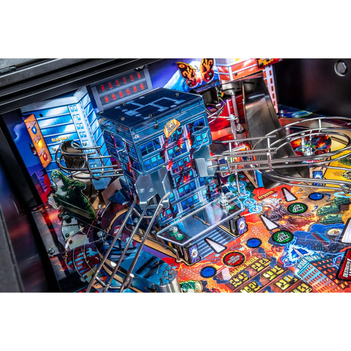 Pro Godzilla Pinball Table by Stern Pinball, Pinball Arcades, Creative Arcades