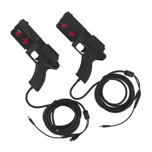 Two Wired Black Gaming Light Guns