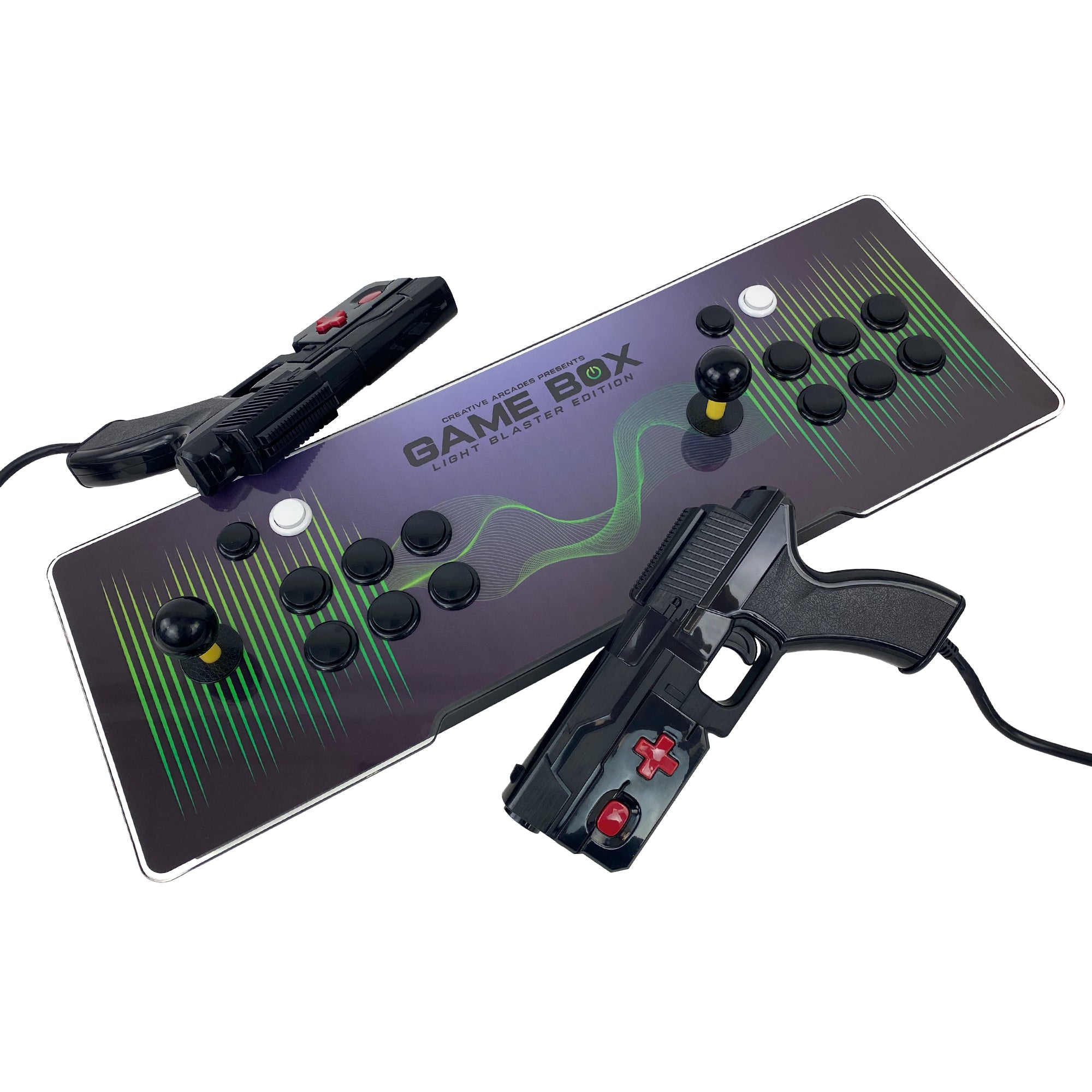 10/134-in-1 Arcade Game Box Console - Light Blaster Edition