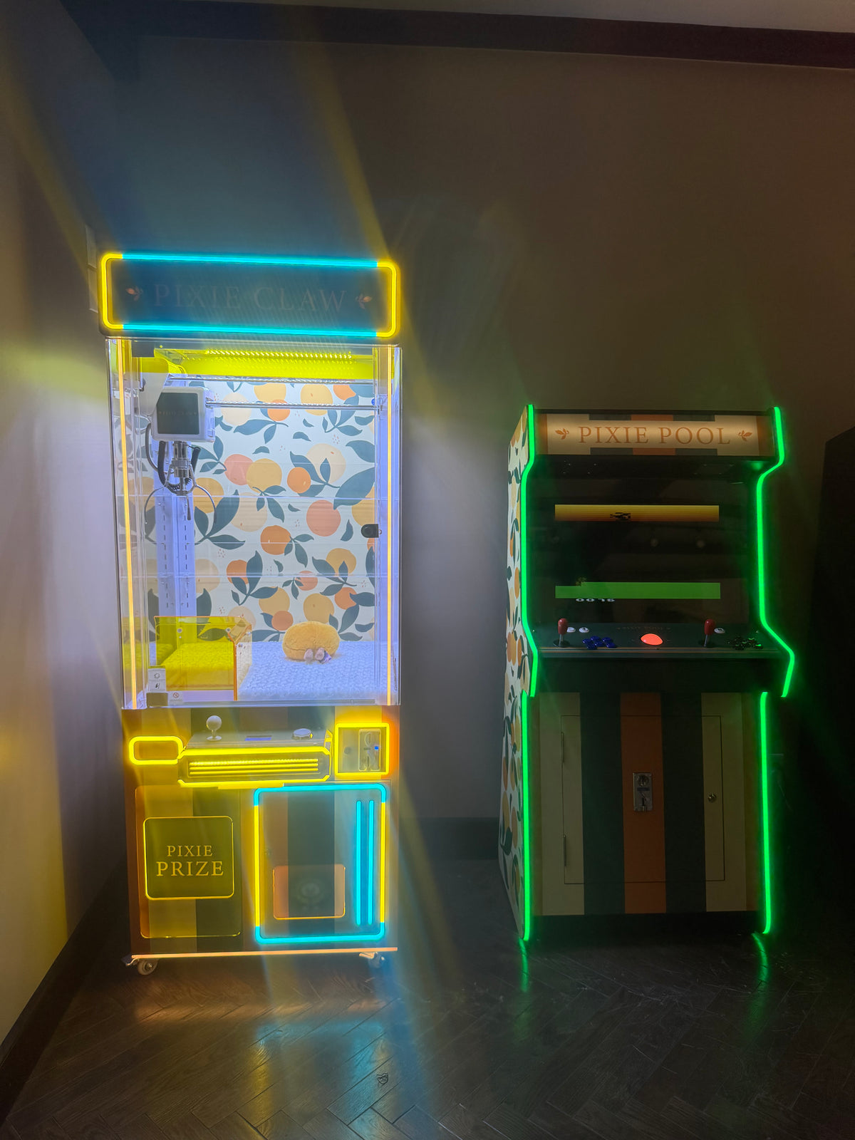Doctor Catcher™ 31" Claw Machine with Marquee and 7 Neon Colored Cabinet Lights