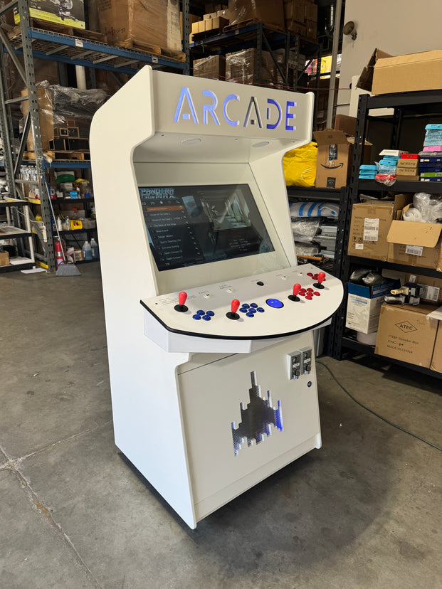 USED Starship Stand Up Arcade with 10,134 Classic Arcade Games, Creative Arcades