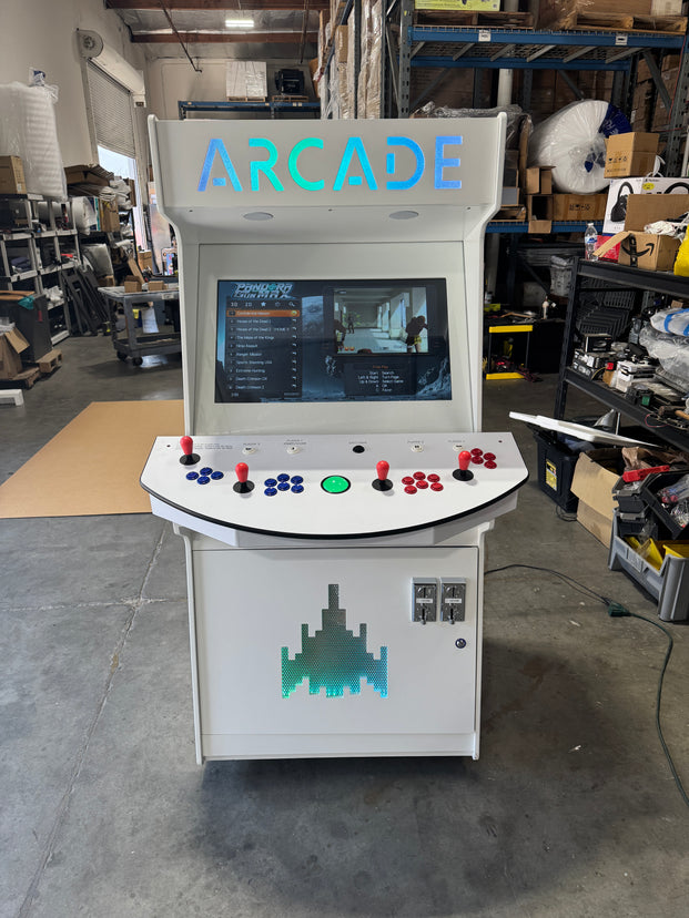 USED Starship Stand Up Arcade with 10,134 Classic Arcade Games, Creative Arcades