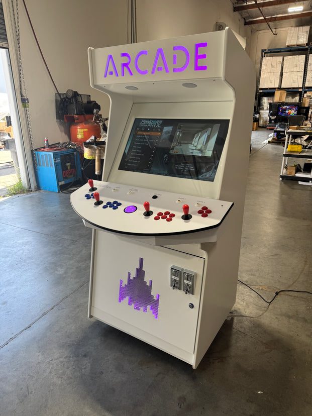 USED Starship Stand Up Arcade with 10,134 Classic Arcade Games, Creative Arcades