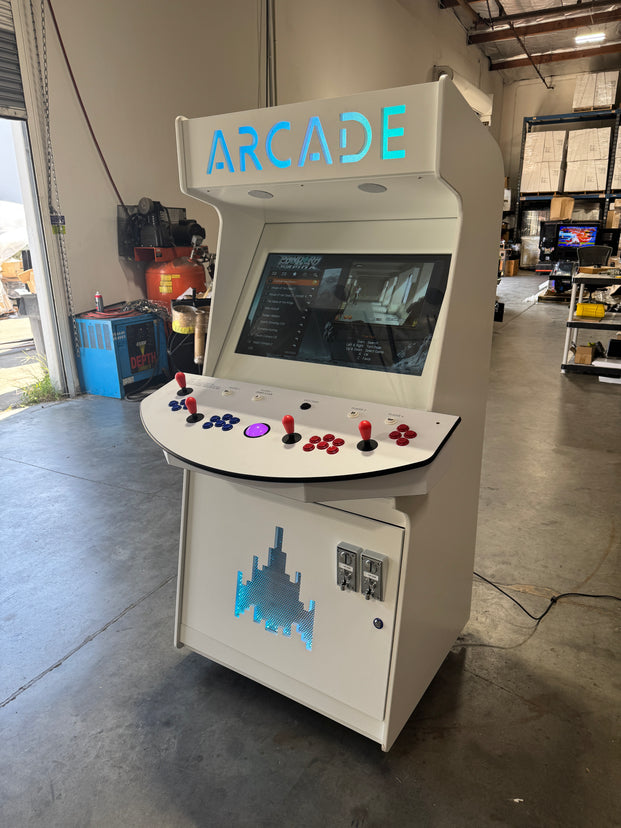 USED Starship Stand Up Arcade with 10,134 Classic Arcade Games, Creative Arcades