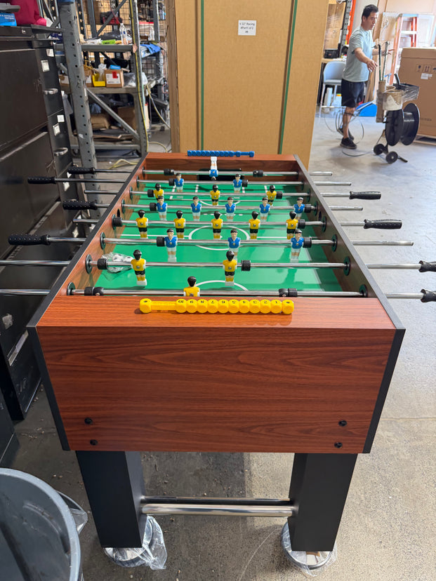 The Vanguard Foosball Table | VanReal Wood Premium Foosball, Creative Arcades