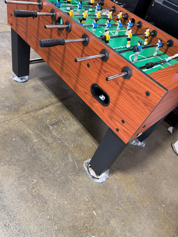 The Vanguard Foosball Table | VanReal Wood Premium Foosball, Creative Arcades