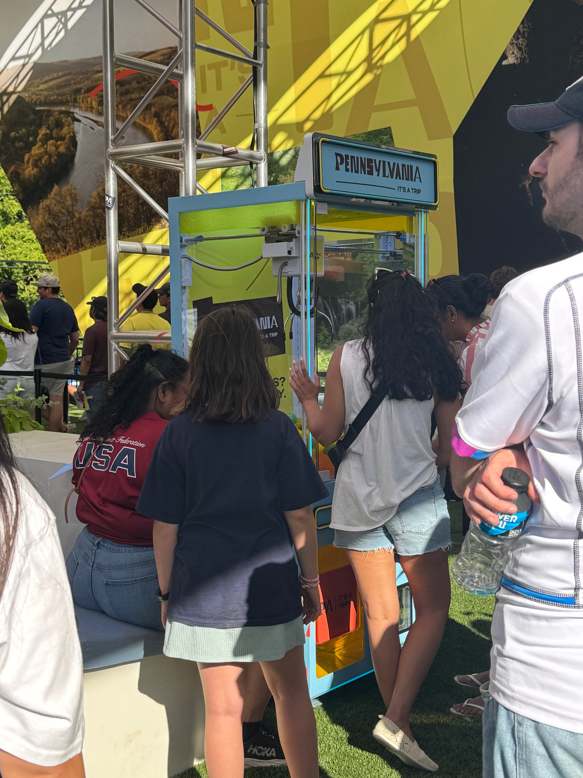 Doctor Catcher™ 31" Claw Machine with Marquee and 7 Neon Colored Cabinet Lights