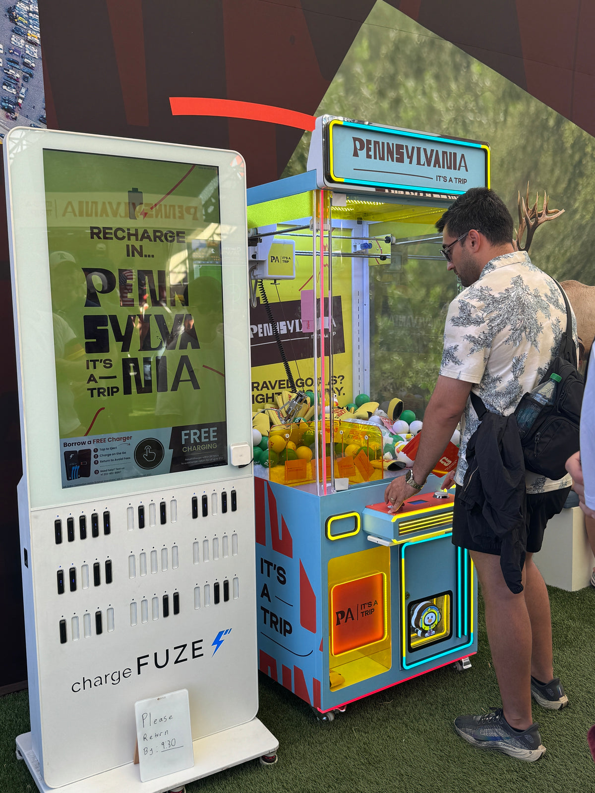 Doctor Catcher™ 31" Claw Machine with Marquee and 7 Neon Colored Cabinet Lights