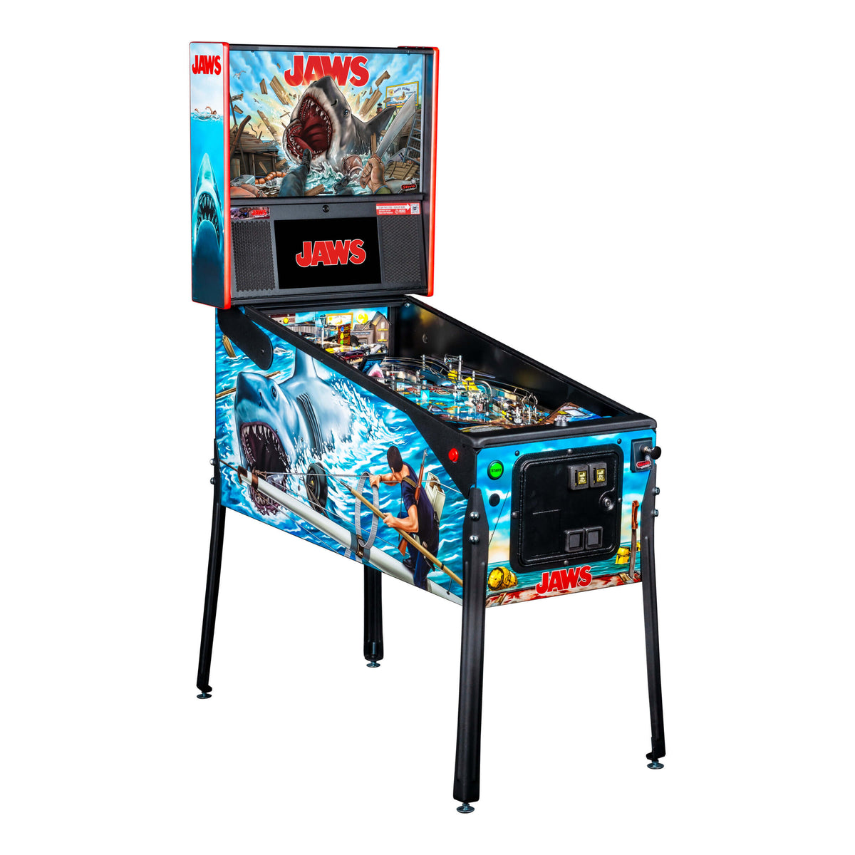 Premium Jaws Pinball Table by Stern Pinball, Pinball Arcades, Creative Arcades