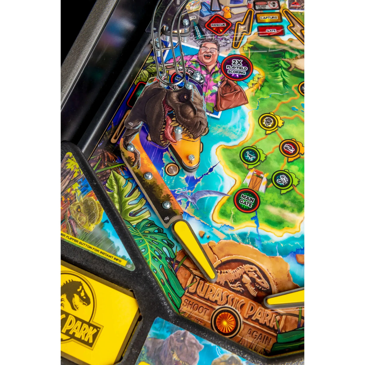 Pro Jurassic Pinball Machine by Stern Pinball, Stern Pinball, Creative Arcades