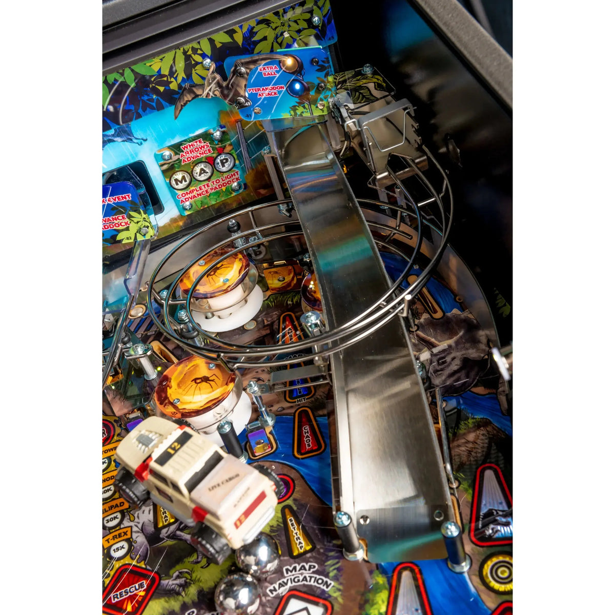 Pro Jurassic Pinball Machine by Stern Pinball, Stern Pinball, Creative Arcades