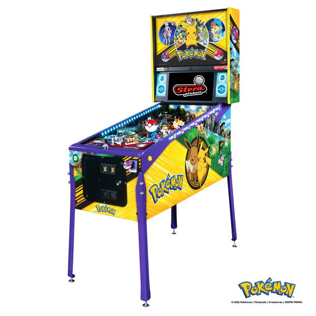 Limited Edition Pokemon Pinball Machine by Stern Pinball, Creative Arcades