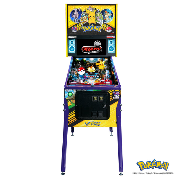 Limited Edition Pokemon Pinball Machine by Stern Pinball, Creative Arcades