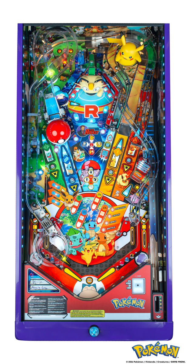 Limited Edition Pokemon Pinball Machine by Stern Pinball, Creative Arcades