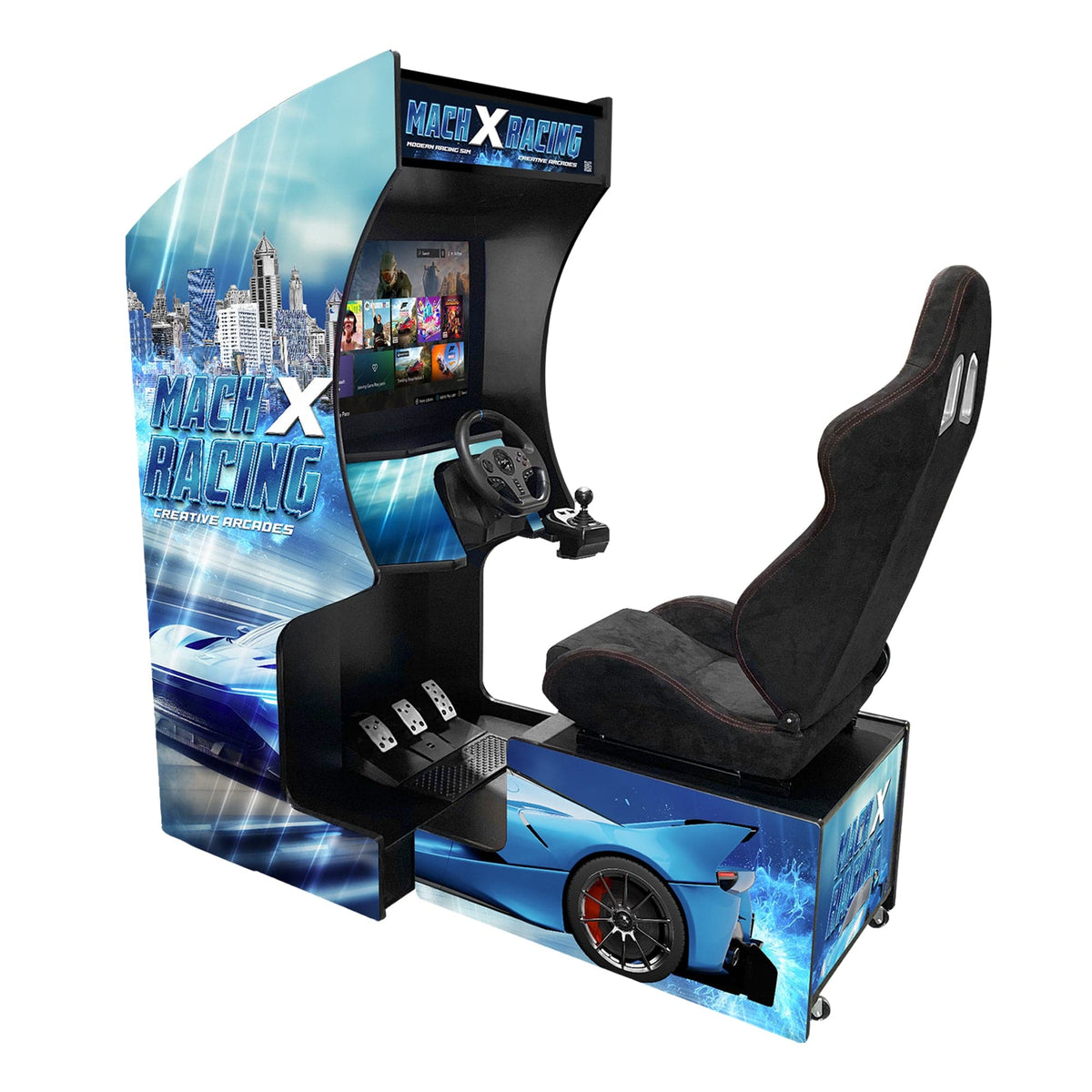 Retro Arcade Racing Machine Racing Arcade Machines & Games – Creative Arcades