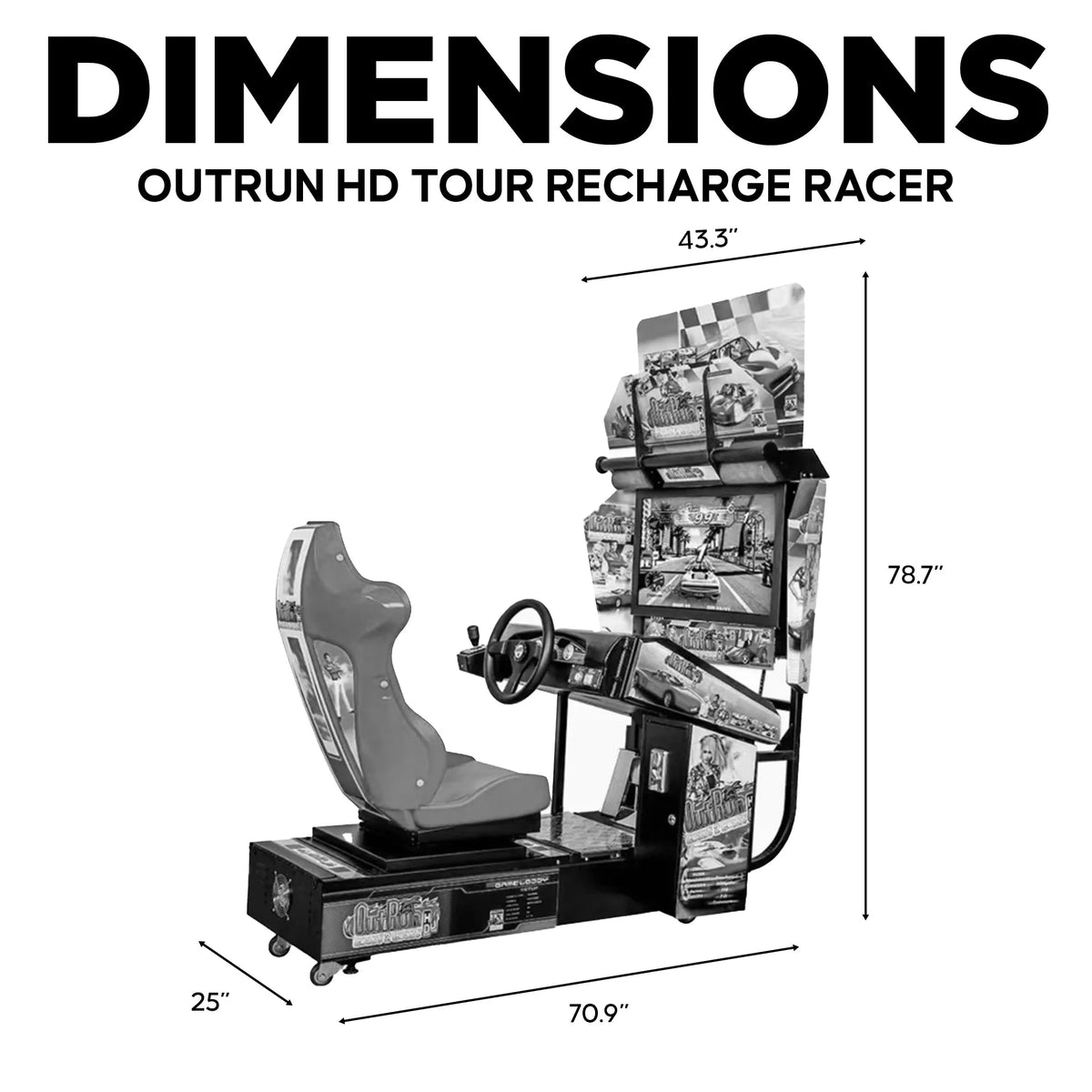Outrun HD Tour Recharge- High-Performance Racing Arcade Game