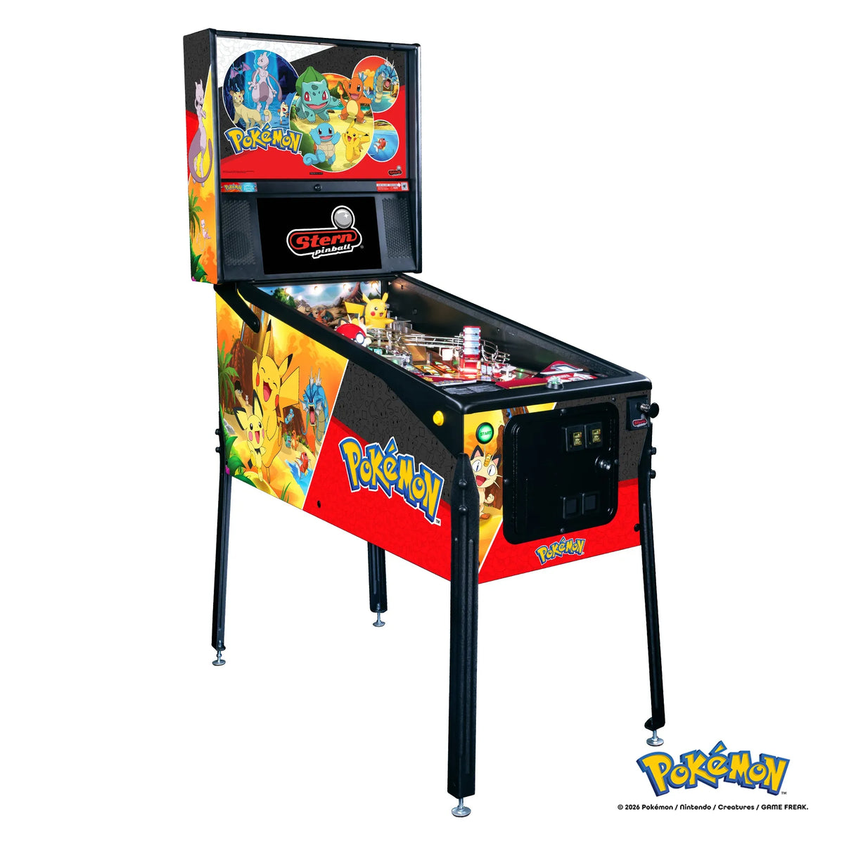 Pro Pokemon Pinball Table by Stern Pinball, Creative Arcades