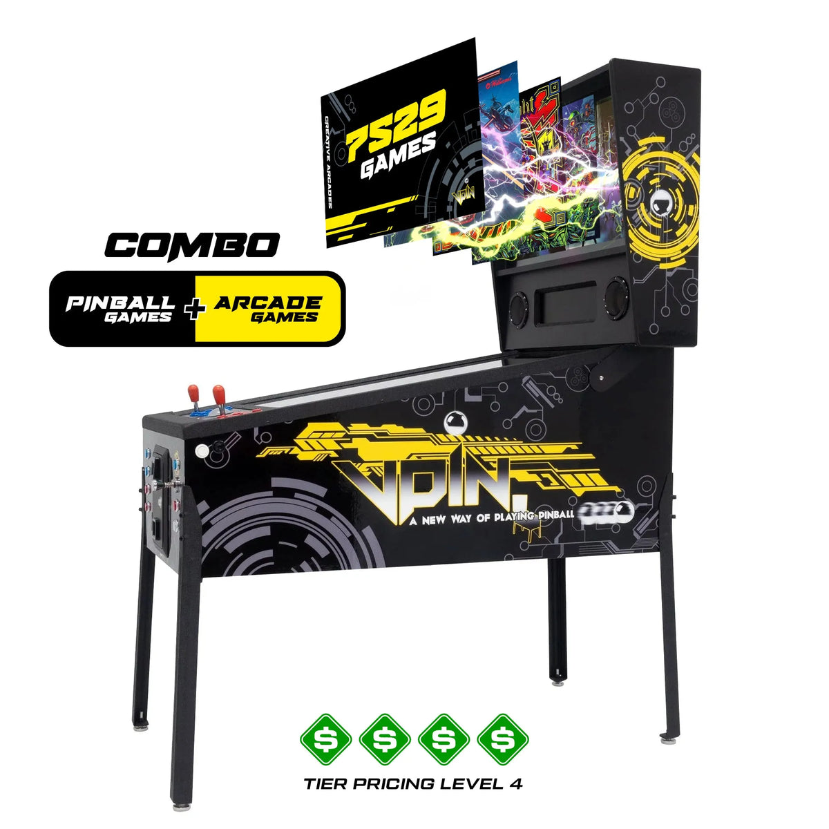 Pinball Arcade Set Virtual Pinball Machines for Sale – Creative Arcades