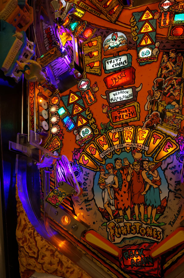 USED The Flintstones Original Pinball Machine Circa 1994 by Williams Electronic Games, Inc., Creative Arcades