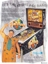 USED The Flintstones Original Pinball Machine Circa 1994 by Williams Electronic Games, Inc., Creative Arcades