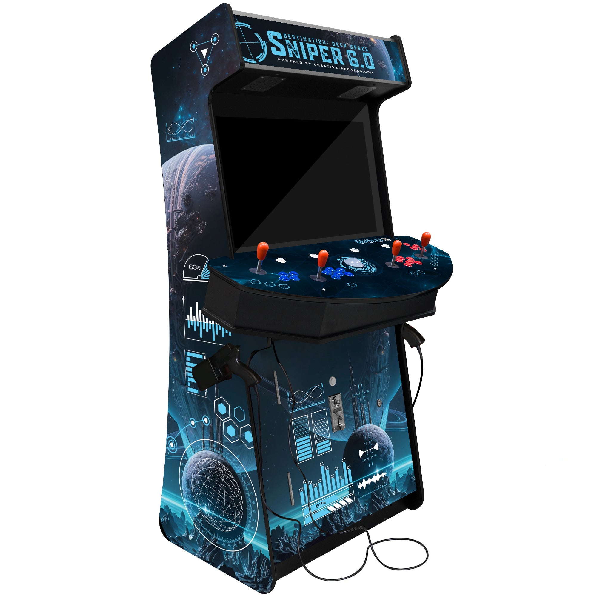 4P Slim Stand up Arcade Machine - Buy Video Game Arcade Cabinets ...