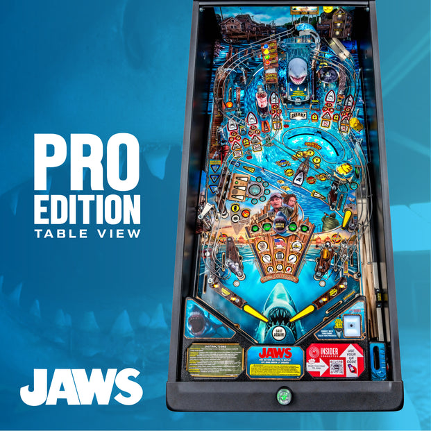 Pro Jaws Pinball Table by Stern Pinball, Pinball Arcades, Creative Arcades
