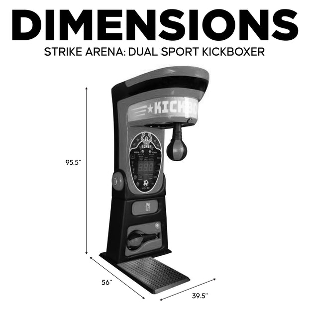 Strike Arena Dual Sport Kick Boxer Arcade, Boxing, Creative Arcades