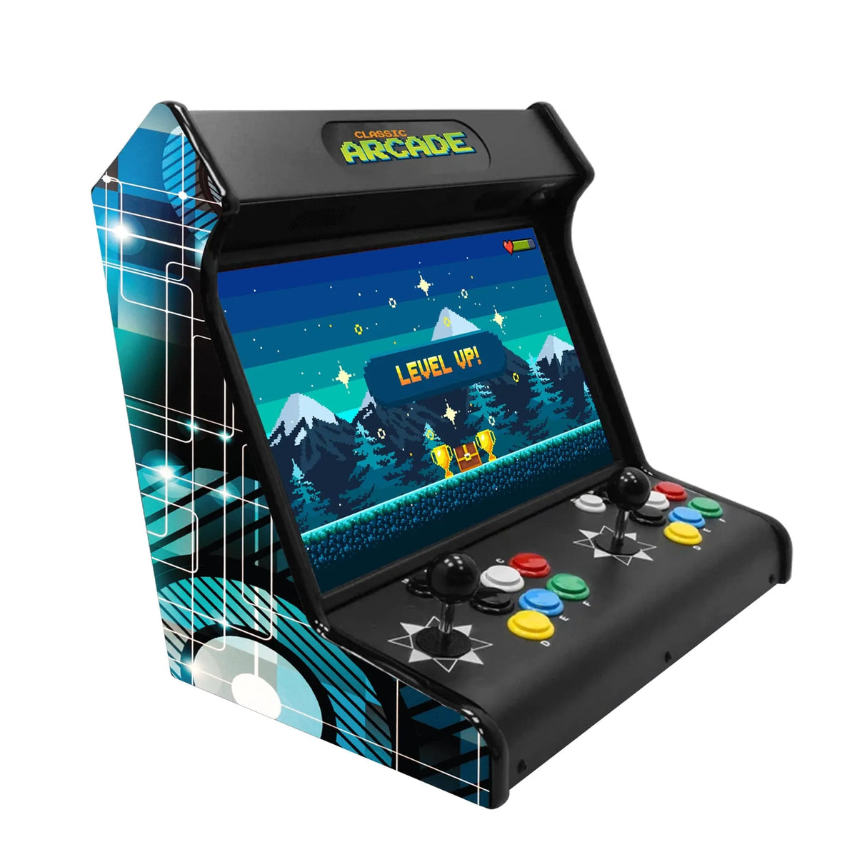 2P Mini 18.5" LCD Tabletop Arcade Machine 