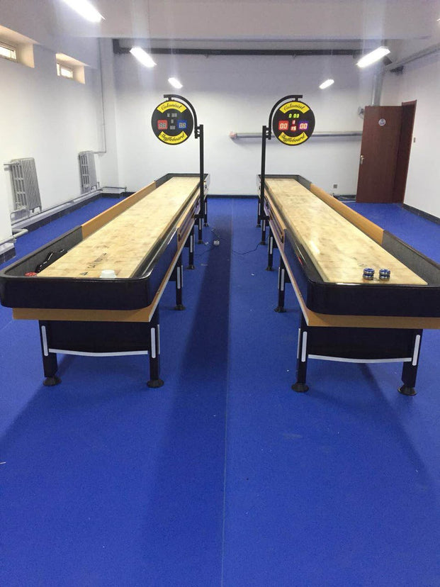 Colonial 12 ft. Real Wood Shuffleboard, Amusement Arcade, Creative Arcades