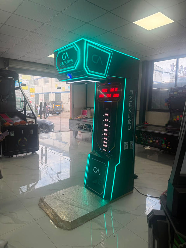 Heritage Collection Luxury Boxing Arcade Machine with LED Cabinet Lights, Creative Arcades