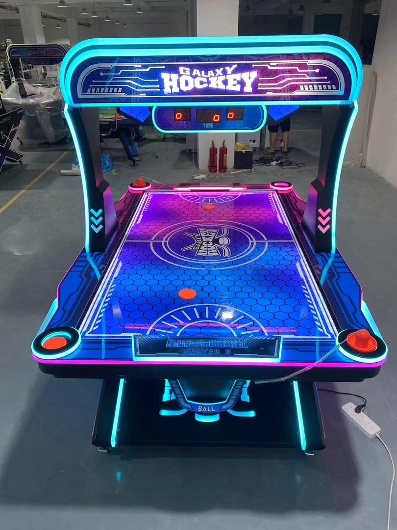 Galaxy Hockey Elite Neon Air Hockey Arcade Machine, Air Hockey Machine, Creative Arcades