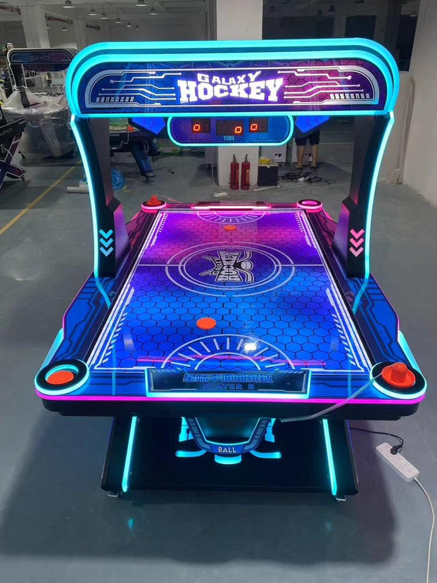 Galaxy Hockey Elite Neon Air Hockey Arcade Machine, Air Hockey Machine, Creative Arcades