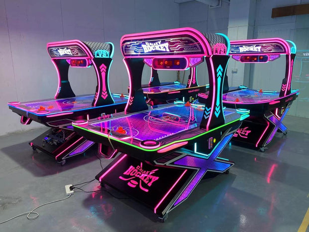 Galaxy Hockey Elite Neon Air Hockey Arcade Machine, Air Hockey Machine, Creative Arcades