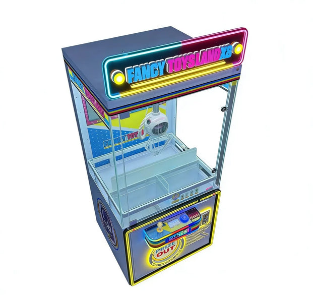 Fancy Toy's Land Astro Claw™ Claw Machine with Neon Cabinet Lights, Creative Arcades