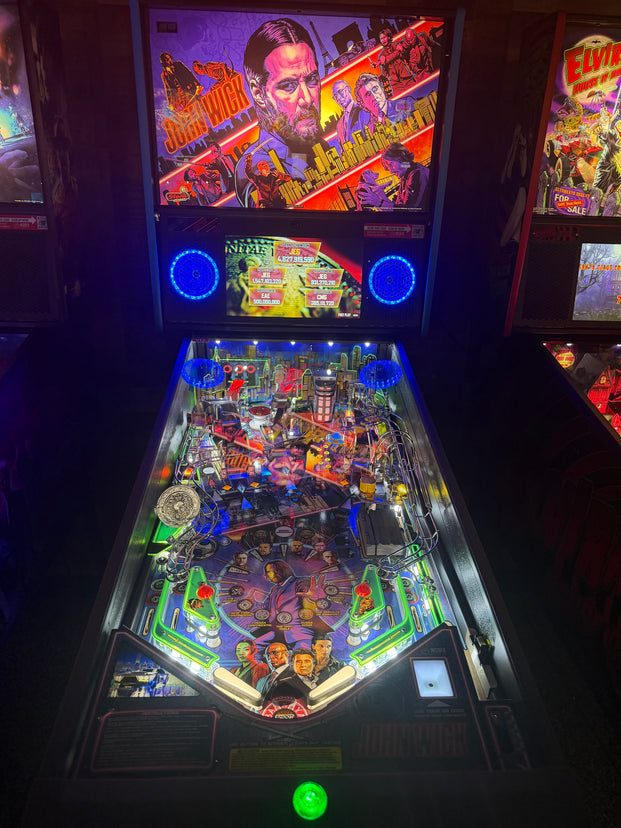 USED John Wick Premium Edition Pinball Table by Stern Pinball - Floor Model, Stern Pinball, Creative Arcades