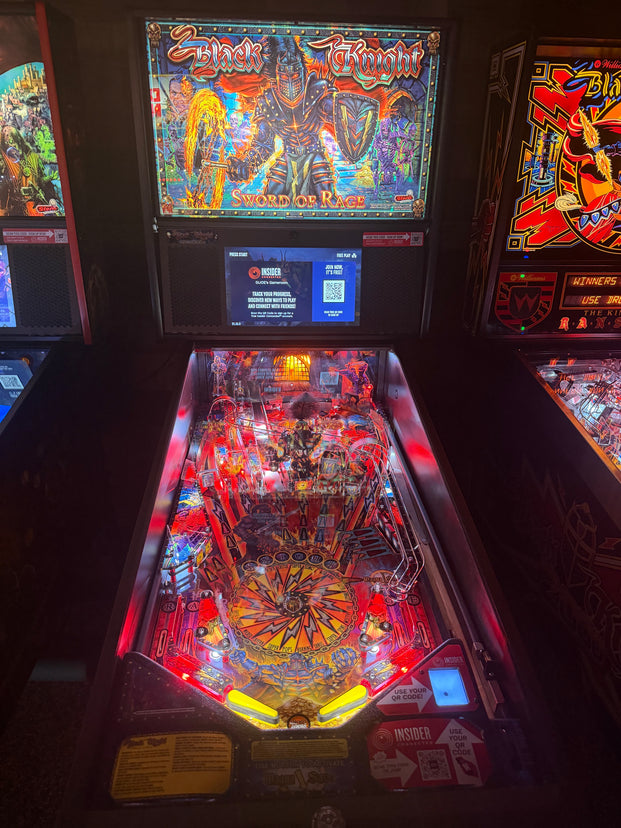 USED Black Knight Sword of Rage Pro Edition Pinball Table by Stern Pinball - Floor Model, Stern Pinball, Creative Arcades