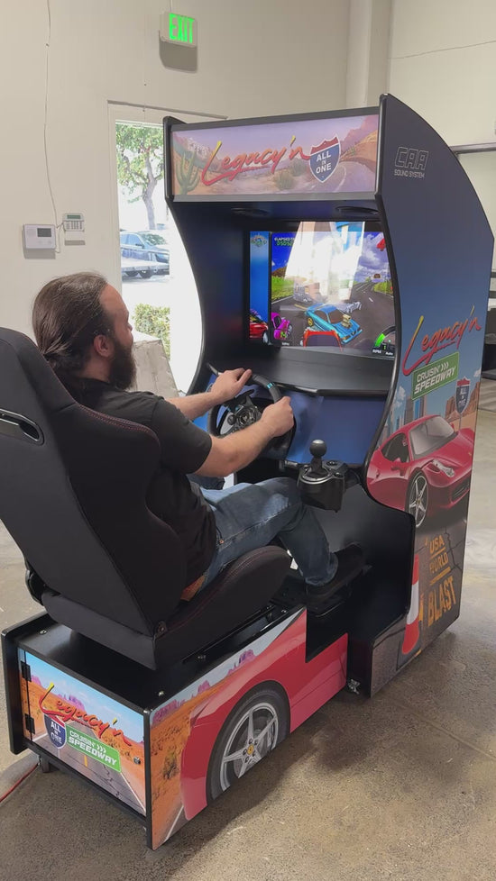 Classic Racing Arcade Machine | 205 Classic Racing Games | Cruis'n Leg