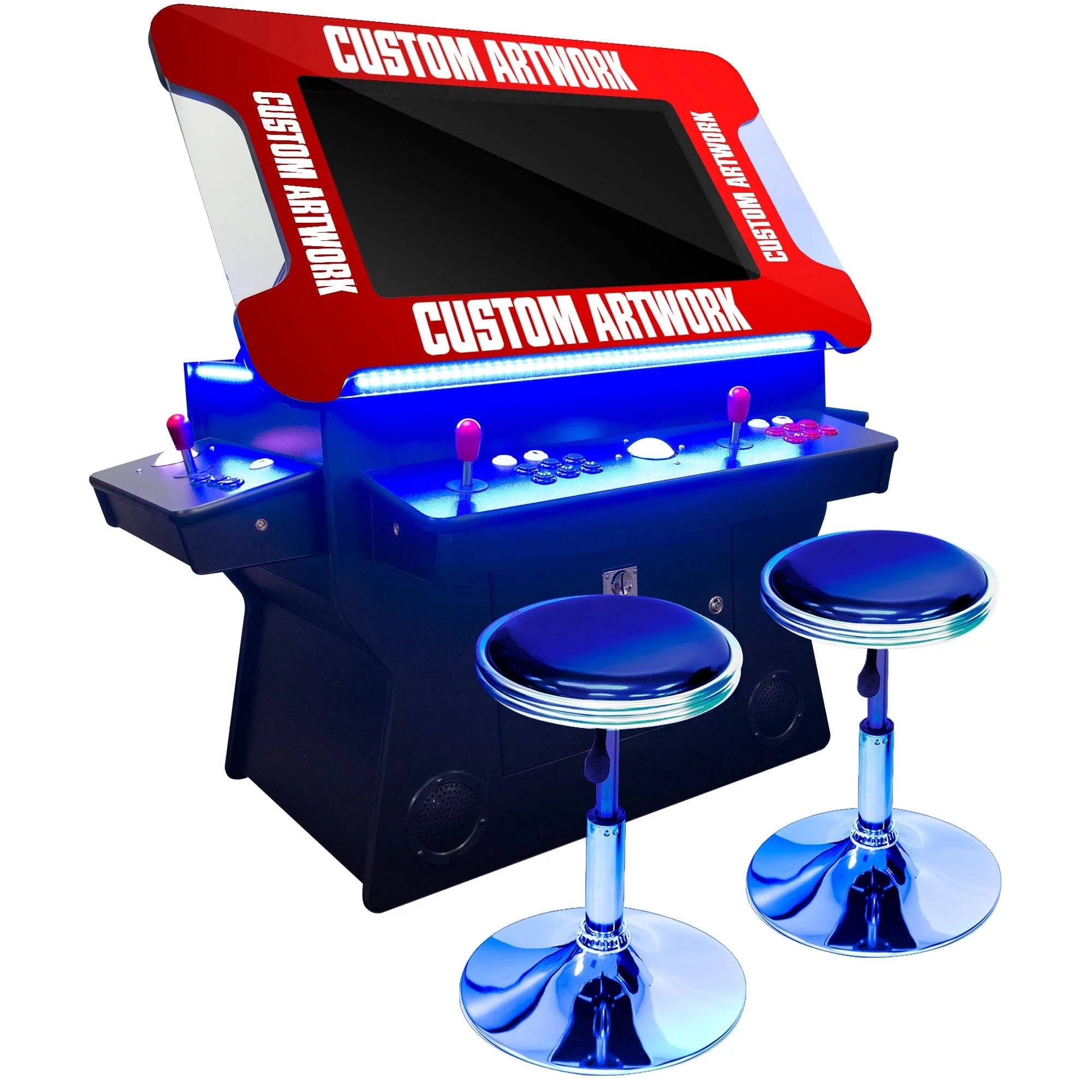 3-Sided Tilt Arcade Machine - Multi-Screen Experience