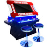 2P 32" TILT Screen Cocktail Arcade with Trackballs - Custom Artwork