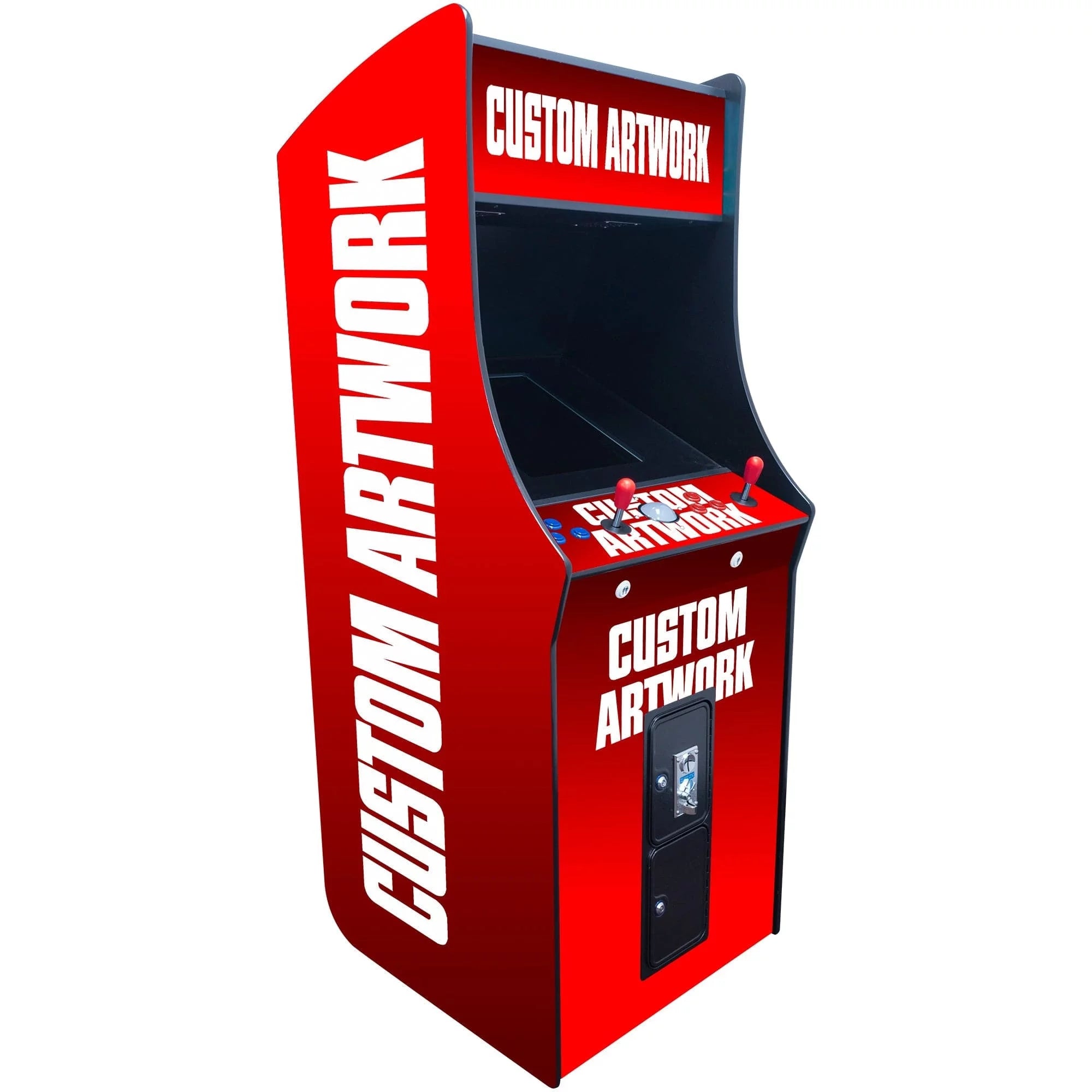  Creative Arcades - Máquinas arcade de tamaño completo para  gabinetes de grado comercial, taburetes incluidos, edición delgada de  madera, pantalla de 32 pulgadas (6296 juegos (2 jugadores), gris claro :  Juguetes y Juegos