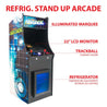 Creative Arcades 2P Stand Up Arcade with Built In Refrigerator