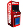 Creative Arcades 2P Stand Up Arcade with Built In Refrigerator - Custom Artwork FULL WRAP