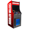 Creative Arcades 2P Stand Up Arcade with Built In Refrigerator - Custom Artwork SIDES MARQUEE