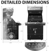 Creative Arcades Full Size 32" Stand Up Arcade with Trackball - Dimensions