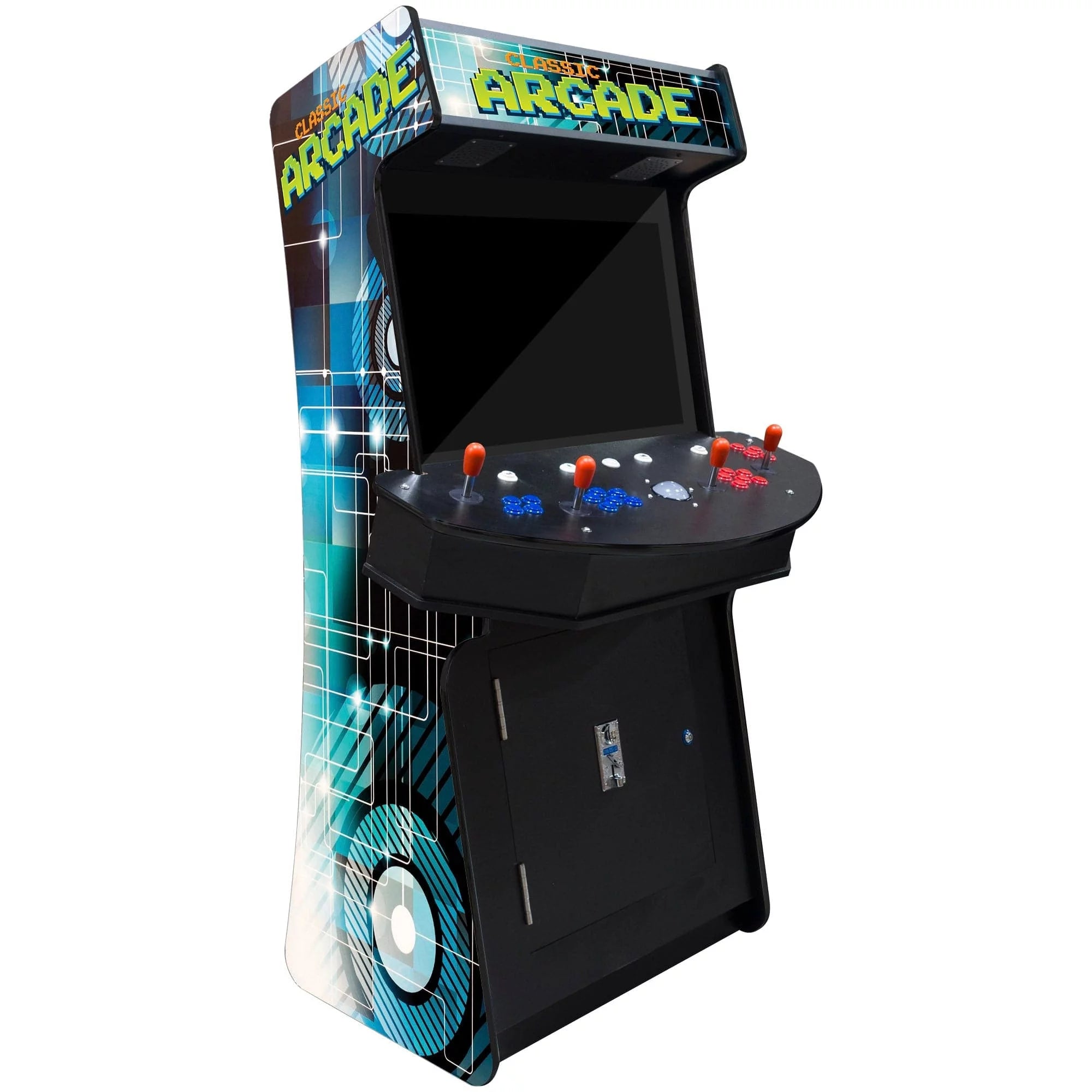 4 P Slim Stand-Up Arcade with Trackball | Arcade Games classic Arcades - Creative Arcades