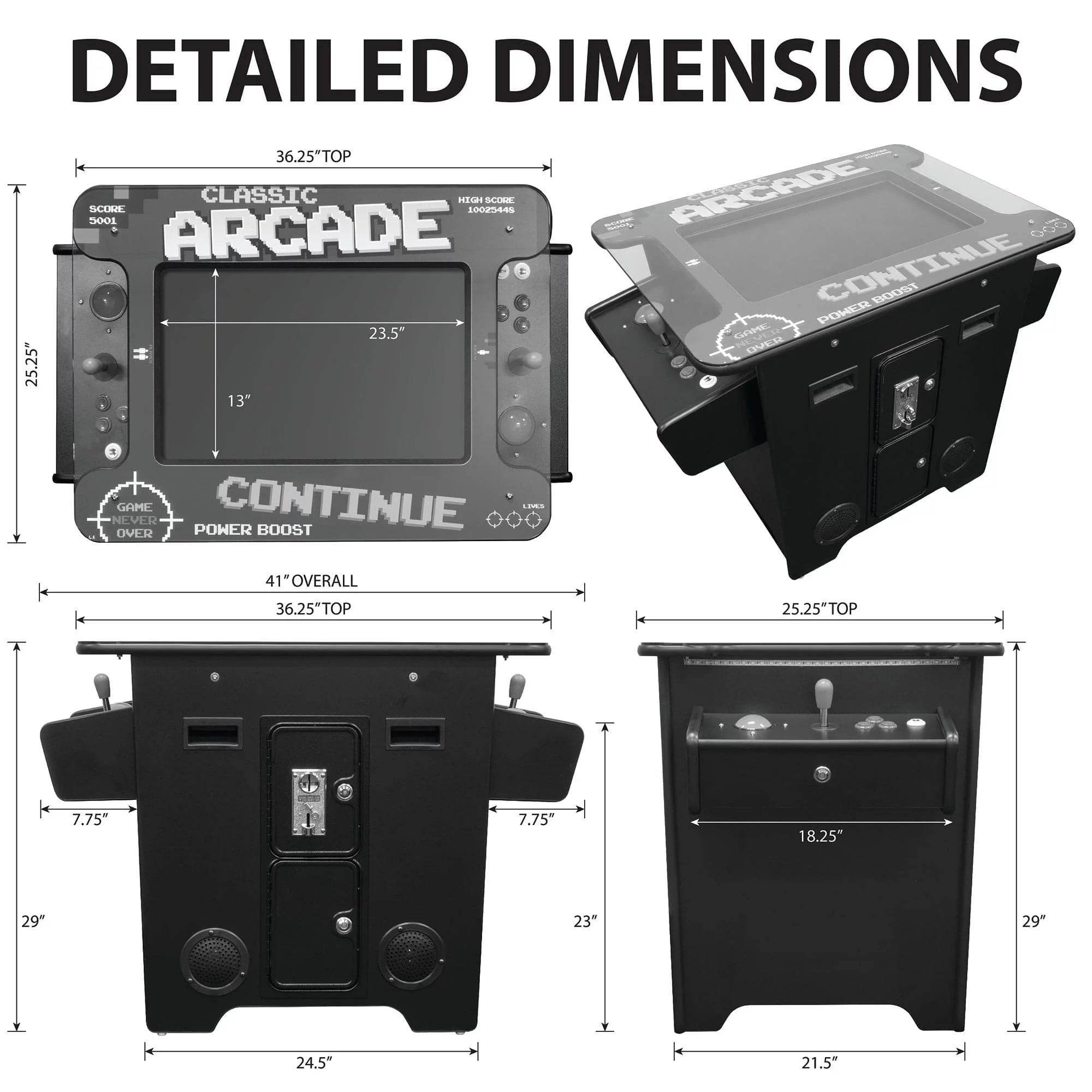 Arcade Machine Height Classic Arcade Game Cabinet Dimensions | Cabinets Matttroy