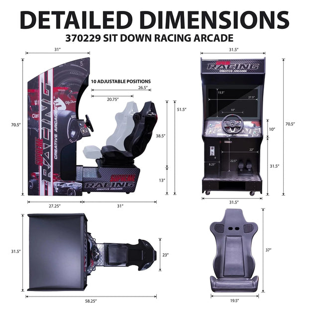 Classic Racing Arcade Machine | Creative Arcades – Creative Arcades
