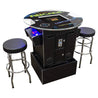 Cocktail Arcade Machine | Arcade Riser Included | Round Glass Top Creative Arcades 